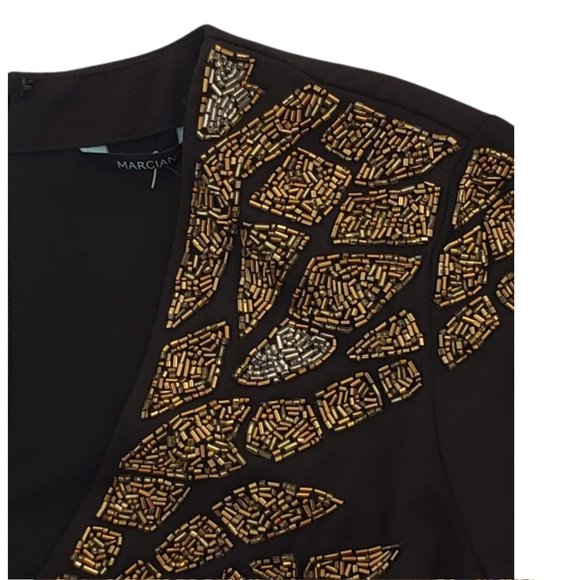 NEW Marciano By GUESS Claudia Beaded Mini Dress - Picture 9 of 15